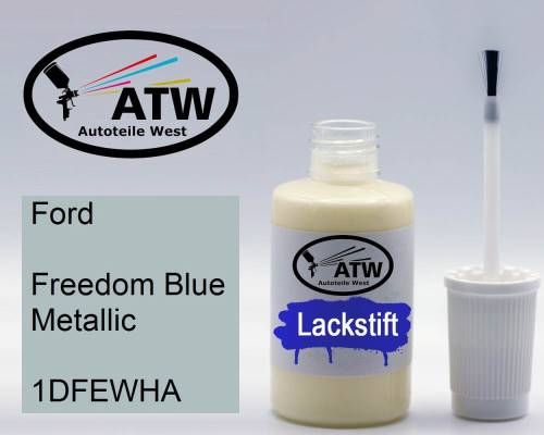 Ford, Freedom Blue Metallic, 1DFEWHA: 20ml Lackstift, von ATW Autoteile West.